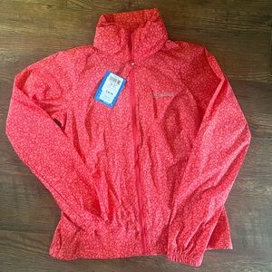 Columbia Womens Zipup Windbreaker Jacket